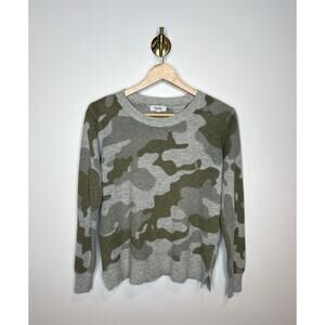 Fate Camo Waffle Knit Sweater Top